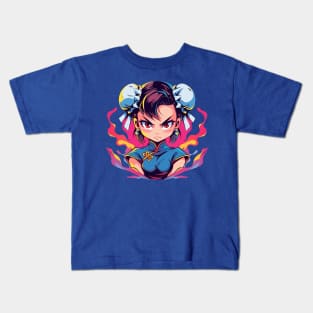 chun li Kids T-Shirt